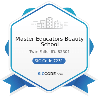 Master Educators Beauty School - SIC Code 7231 - Beauty Shops