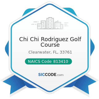 Chi Chi Rodriguez Golf Course - NAICS Code 813410 - Civic and Social Organizations