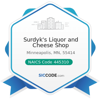 Surdyk's Liquor and Cheese Shop - NAICS Code 445310 - Beer, Wine, and Liquor Stores