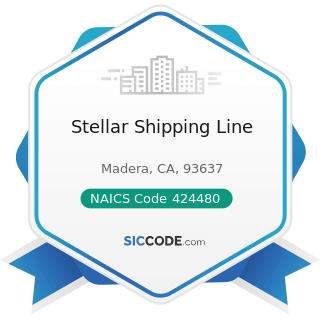 Stellar Shipping Line - NAICS Code 424480 - Fresh Fruit and Vegetable Merchant Wholesalers