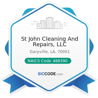 St John Cleaning And Repairs, LLC - NAICS Code 488390 - Other Support Activities for Water...