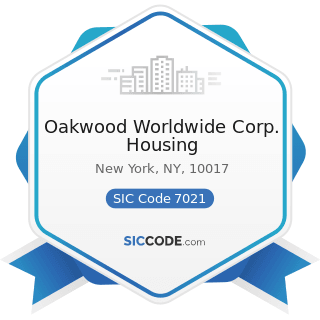 Oakwood Worldwide Corp. Housing - SIC Code 7021 - Rooming and Boarding Houses