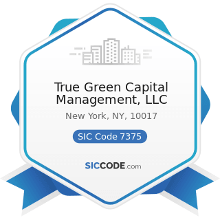True Green Capital Management, LLC - SIC Code 7375 - Information Retrieval Services
