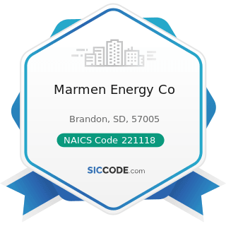 Marmen Energy Co - NAICS Code 221118 - Other Electric Power Generation