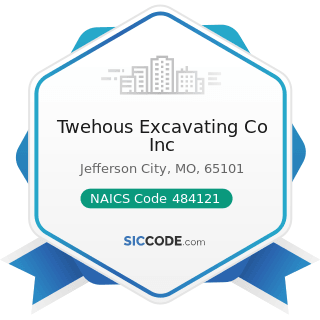 Twehous Excavating Co Inc - NAICS Code 484121 - General Freight Trucking, Long-Distance,...