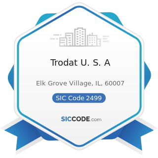 Trodat U. S. A - SIC Code 2499 - Wood Products, Not Elsewhere Classified