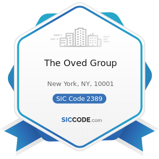 The Oved Group - SIC Code 2389 - Apparel and Accessories, Not Elsewhere Classified