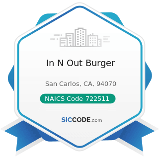 In N Out Burger - NAICS Code 722511 - Full-Service Restaurants